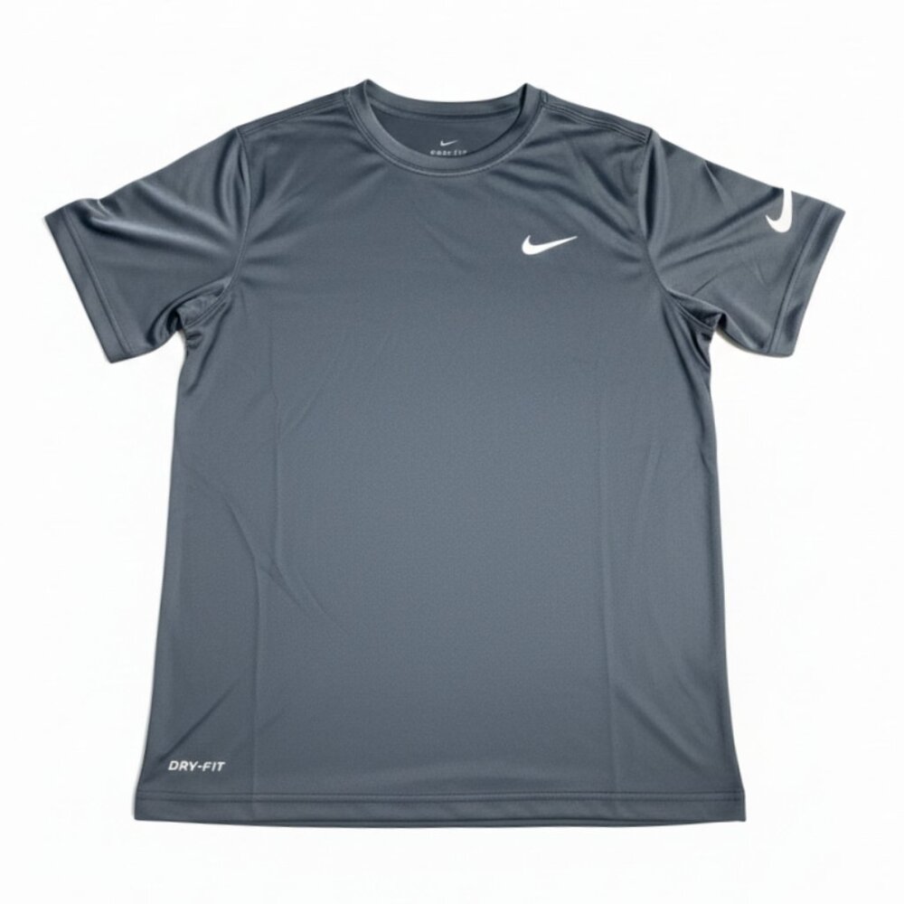 Nike Youth Dri-Fit T Shirt Performance Short Sleeve Crew Neck Black Medium NWT
